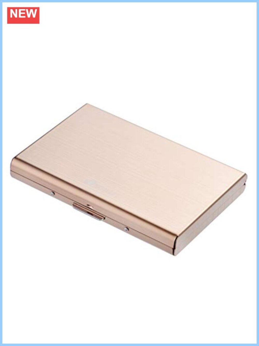 RFID Blocking Slim Metal Credit Card Holder 6 Card Slots